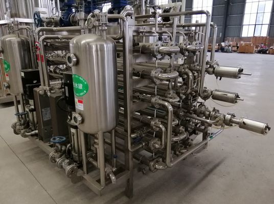 2t/H tipo tubular máquina del esterilizador de UHT para la fruta Juice Line