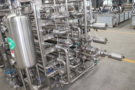 0.1 - Acero inoxidable tubular de la máquina de la uperización de 20 t/h