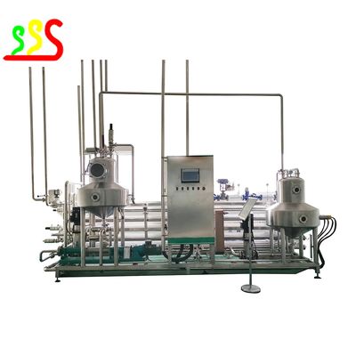 100L por el material de acero inoxidable 304 de la máquina del esterilizador de UHT de la hora