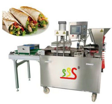 Línea de producción de tortillas BP350 de acero inoxidable 304 con sistema de control Delta para 200-300 piezas por hora