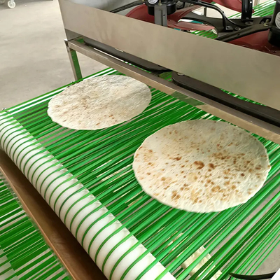 Máquina para hacer tortillas pequeñas con dispositivo de apilamiento