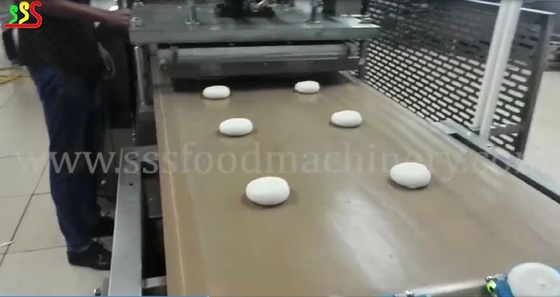 Temperature Controlled Tortilla Production Line With 700 - 3000 Pieces/H Capacity