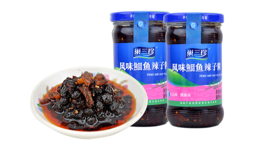 Tarro de vidrio de 240 g de salsa de chile de pescado envasada para cocinar