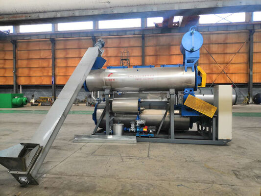 Planta de harina de pescado típicamente de 50-200 KW para procesar pescado en harina de pescado con un contenido de humedad de salida inferior al 10 por ciento