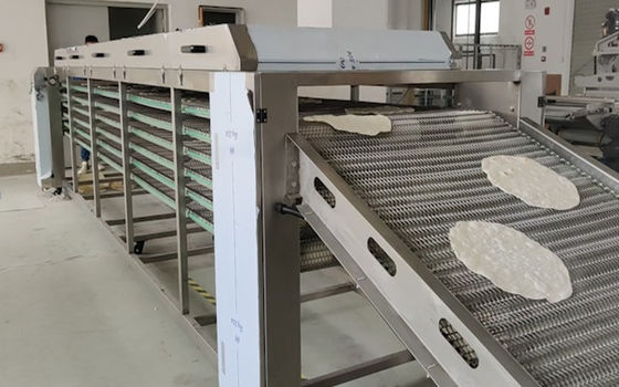 10cm Electric Heating 1300pcs/h Tortilla Production Line