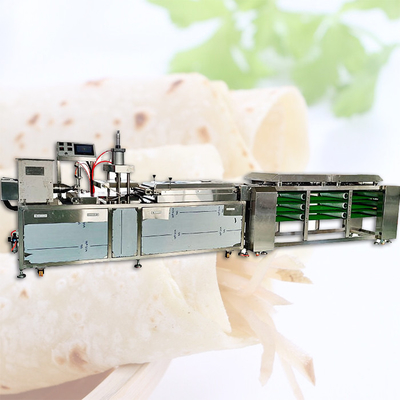 1400 Pcs/Hour Tortilla Bread Production Line Fully Automatic