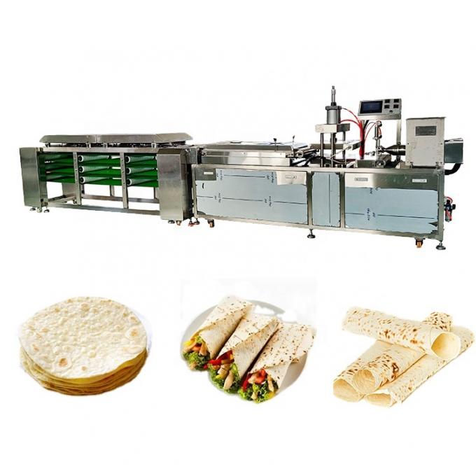 cadena de producción de calefacción eléctrica de la tortilla 1300pcs/h del 10cm 0