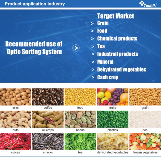 Mini máquina de clasificación de color de arroz / granos de café / granos para los mercados africanos 3